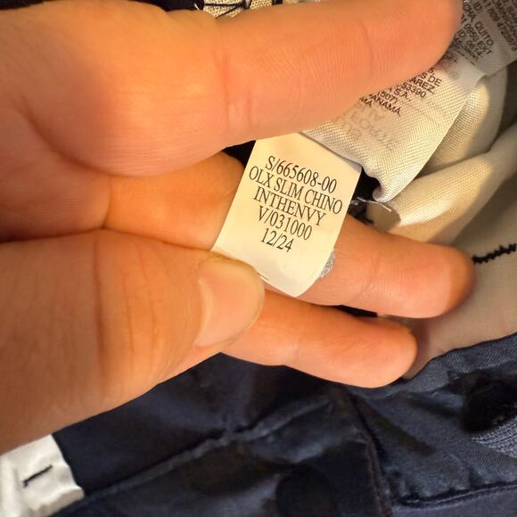 Old Navy Slim School Uniform Chino Pants for Boys, Navy, 20 Plus 665608 - Picture 8 of 8